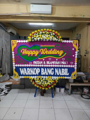 Papan Bunga Gedung Serbaguna Krakatau Steel Cilegon