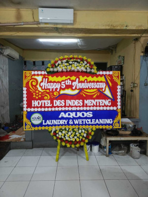 Papan Bunga Gedung Serbaguna Krakatau Steel Cilegon